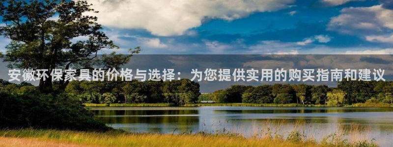 杏耀代理连接：安徽环保家具的价格与选择：为您提供实用的购买指